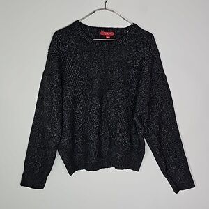 Guess gray XL cropped sweater